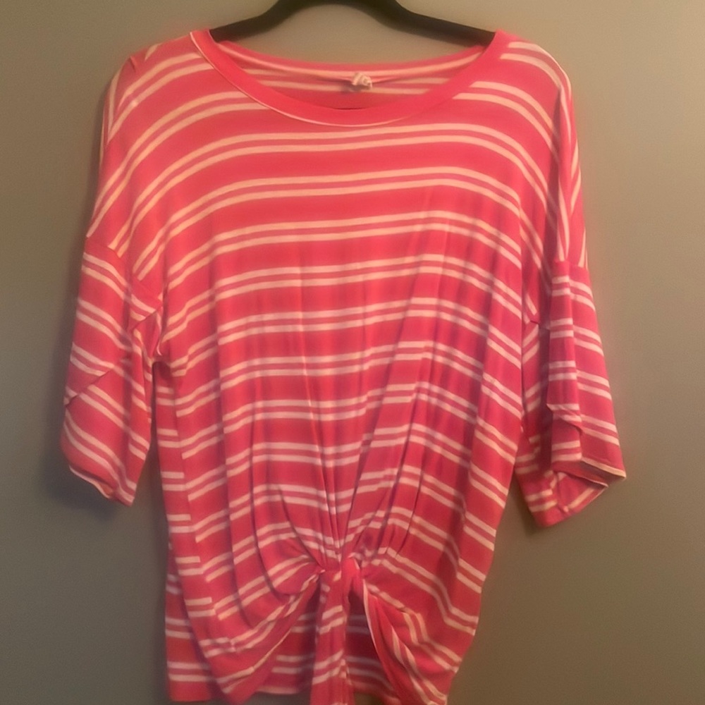 Cotton Bleu front knotted shirt